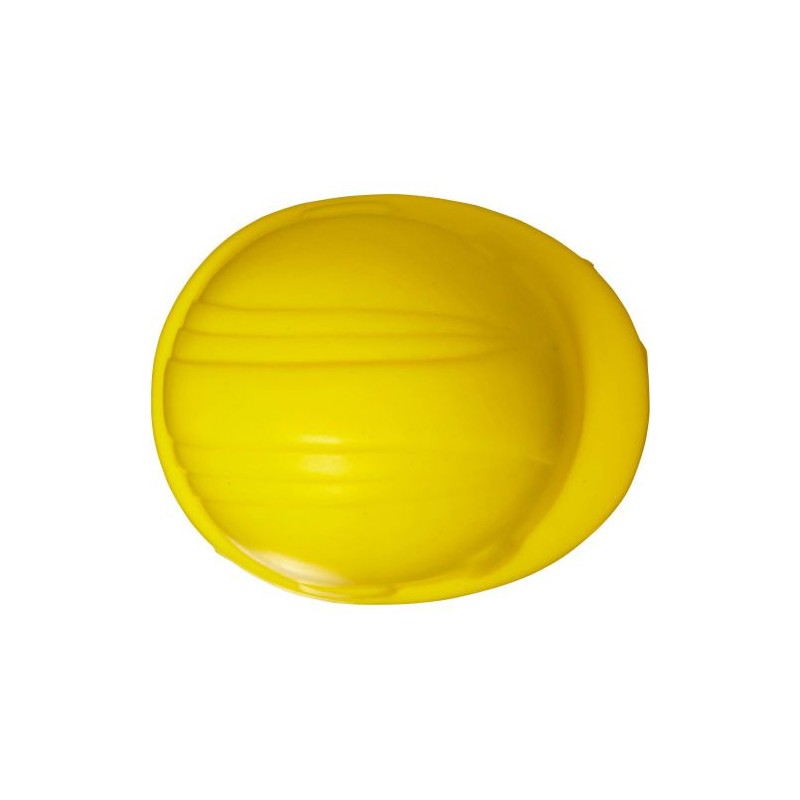 Casque de chantier anti-stress publicitaire Philip Matières : plastique Couleurs : jaune personnalisable avec votre logo