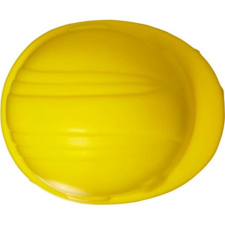 Casque de chantier anti-stress publicitaire Philip Matières : plastique Couleurs : jaune personnalisable avec votre logo