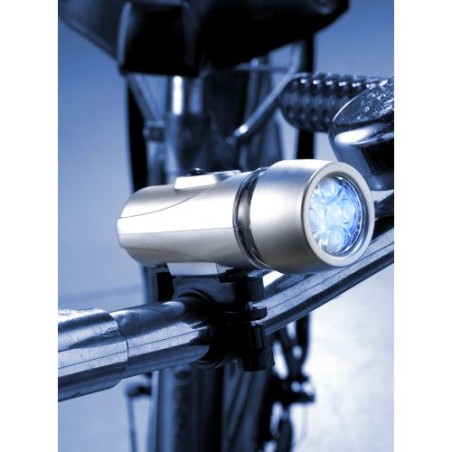 Lampes à vélo personnalisées offrant sécurité et visibilité - Jordy Matières : caoutchouc Couleurs : multicolore impression haut