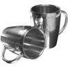 Set de 2 mugs incassables publicitaires idéaux Naya Matières : acier inoxydable Couleurs : argenté cadeau entreprise pas cher