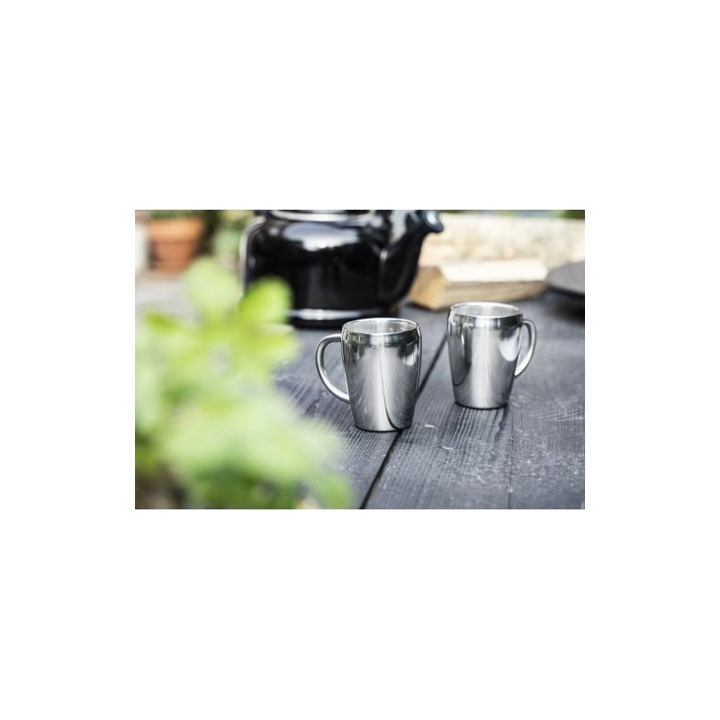 Set de 2 mugs Naya en acier inoxydable