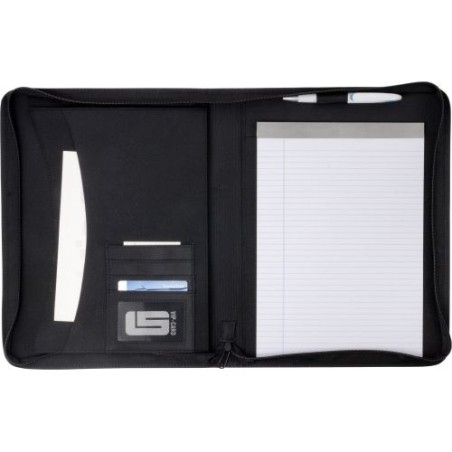 Conférencier A4 zippé en PVC Byron - Élégance et Praticité