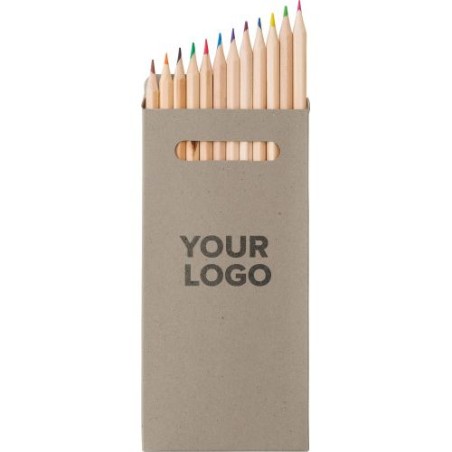 Set de 12 crayons de couleur Nina