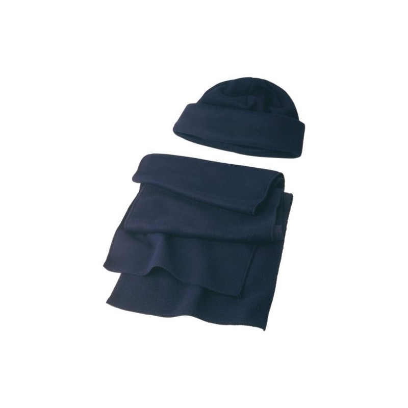 Set Bonnet et Écharpe en Laine Polaire Russo