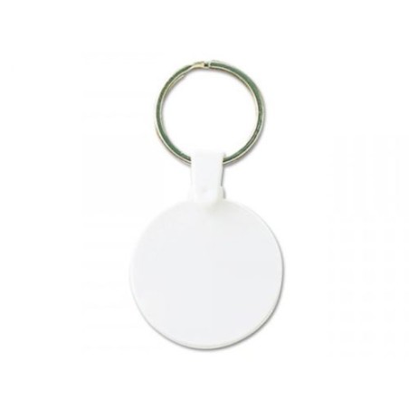 Porte-clés ronds personnalisés Ø41 mm avec anneau de 25 mm pas cher impression haute définition
