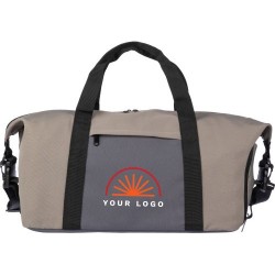 Sac de sport personnalisé en polyester pas cher - Ines Matières : polyester Couleurs : taupe goodies publicitaire événementiel