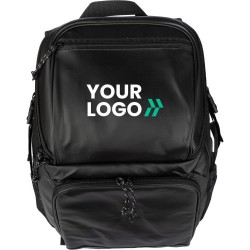Sac à dos isotherme personnalisé en polyester pas cher - Vanessa Matières : polyester Couleurs : noir marquage laser ultra préci