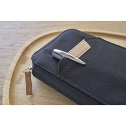 Pochette de voyage  en rPET - Susanne Matières : nylon Couleurs : noir cadeau entreprise pas cher