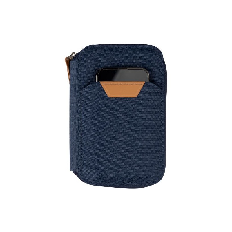 Pochette de voyage  en rPET - Susanne Matières : nylon Couleurs : noir marquage couleur éclatante