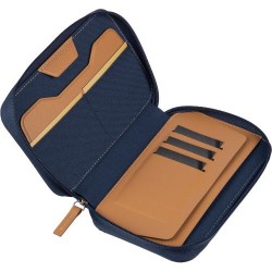 Pochette de voyage  en rPET - Susanne Matières : nylon Couleurs : noir personnalisation sur mesure