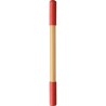 Crayon et Stylo Éco-responsables en Bambou Pratique Personnalisée Wolfgang Matières : bambou Couleurs : rouge