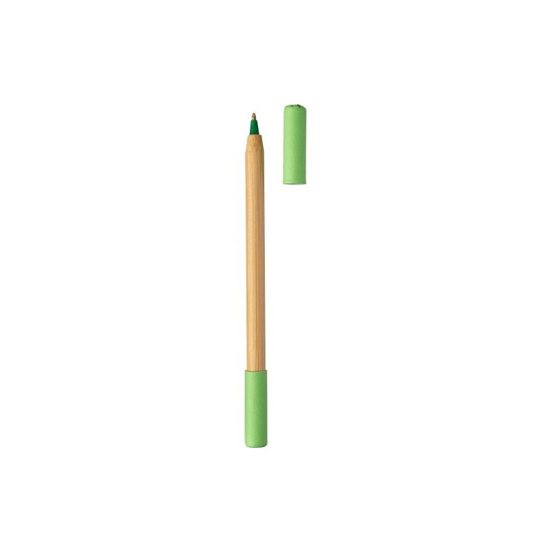 Crayon et Stylo Éco-responsables en Bambou Pratique Personnalisée Wolfgang Matières : bambou Couleurs : rouge cadeau entreprise 