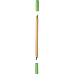 Crayon et Stylo Éco-responsables en Bambou Pratique Personnalisée Wolfgang Matières : bambou Couleurs : noir accessoire événemen