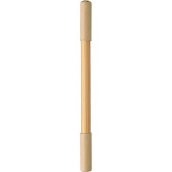 Crayon et Stylo Éco-responsables en Bambou Pratique Personnalisée Wolfgang Matières : bambou Couleurs : brun personnalisable ave