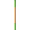 Crayon et Stylo Éco-responsables en Bambou Pratique Personnalisée Wolfgang Matières : bambou Couleurs : brun marquage laser ultr