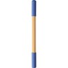Crayon et Stylo Éco-responsables en Bambou Pratique Personnalisée Wolfgang Matières : bambou Couleurs : bleu cobalt cadeau entre