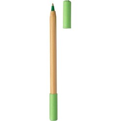 Crayon et Stylo Éco-responsables en Bambou Pratique Personnalisée Wolfgang Matières : bambou Couleurs : bleu cobalt impression h