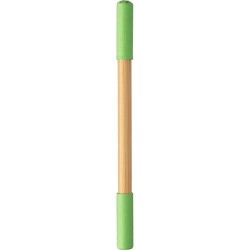 Crayon et Stylo Éco-responsables en Bambou Pratique Personnalisée Wolfgang Matières : bambou Couleurs : vert clair cadeau collab