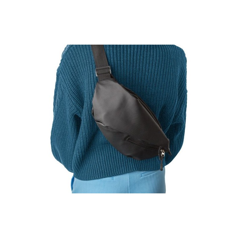 Sac banane déperlant en polyester 600D personnalisé - Bria Matières : polyester Couleurs : bleu accessoire événementiel unique