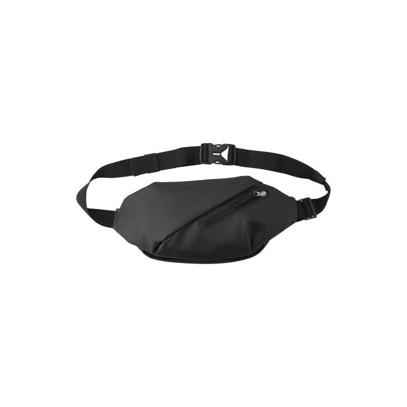 Sac banane déperlant en polyester 600D personnalisé - Bria Matières : polyester Couleurs : noir personnalisable avec votre logo