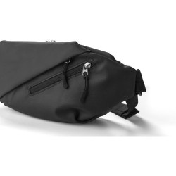 Sac banane déperlant en polyester 600D personnalisé - Bria Matières : polyester Couleurs : noir impression haute définition