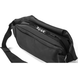 Sac banane déperlant en polyester 600D personnalisé - Bria Matières : polyester Couleurs : noir personnalisation rapide en Franc