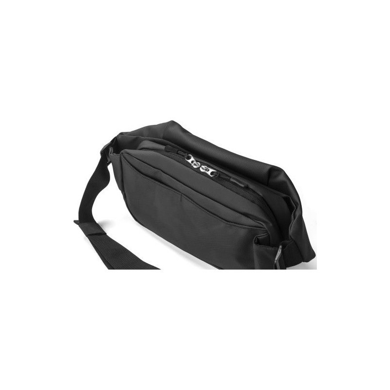 Sac banane déperlant en polyester 600D personnalisé - Bria Matières : polyester Couleurs : noir personnalisation rapide en Franc
