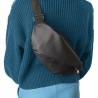Sac banane déperlant en polyester 600D personnalisé - Bria Matières : polyester Couleurs : noir goodies entreprise design