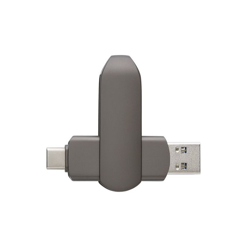 Clé USB 3.0 Twist Personnalisée 64 Go - Harlow Matières : alliage de zinc Couleurs : gun goodies entreprise design