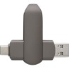 Clé USB 3.0 Twist Personnalisée 64 Go - Harlow Matières : alliage de zinc Couleurs : gun goodies entreprise design