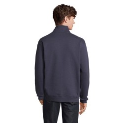 Sweat Zip Col Confortable et Éthique Personnalisé - Conrad Taille textile : S Couleurs : french navy accessoire événementiel uni
