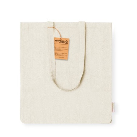 Sac Éco-responsable Personnalisé de Shopping Bestla Matières : coton recyclé Couleurs : bleu objet promo petit budget