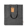 Sac Éco-responsable Personnalisé de Shopping Bestla Matières : coton recyclé Couleurs : bleu clair personnalisation sur mesure