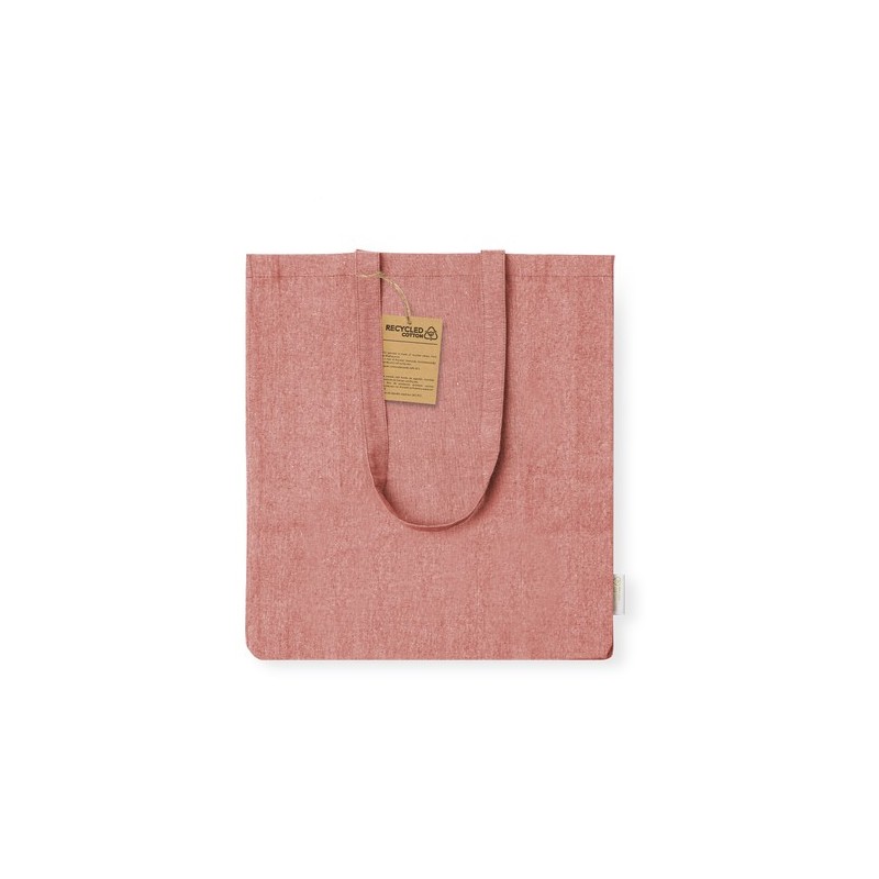Sac Éco-responsable Personnalisé de Shopping Bestla Matières : coton recyclé Couleurs : bleu objet publicitaire robuste