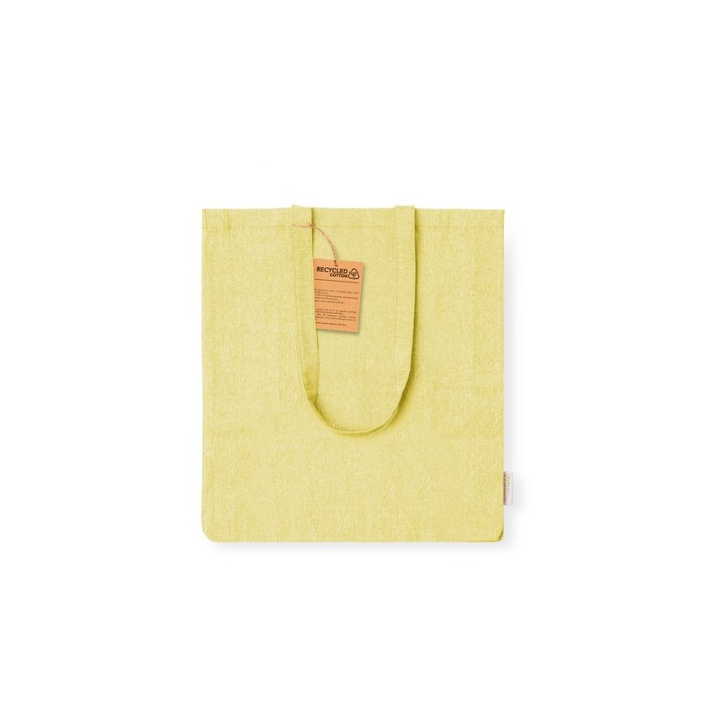 Sac Éco-responsable Personnalisé de Shopping Bestla Matières : coton recyclé Couleurs : vert goodies entreprise design