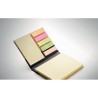 Bloc-notes adhésif personnalisé en bambou pas cher VISIONBAM Matières : bambou Couleurs : noir marquage laser ultra précis