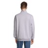 Sweat Zip Col Confortable et Éthique Personnalisé - Conrad Taille textile : L Couleurs : gris chiné cadeau entreprise pas cher