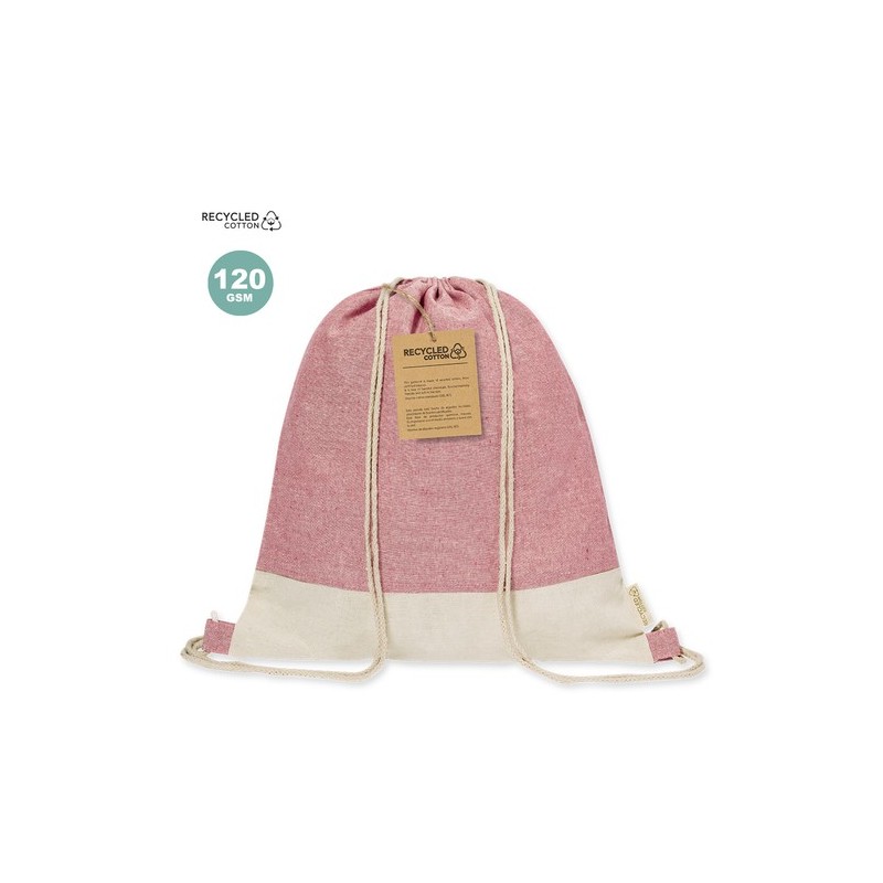 Sac à Dos Éco-responsable Personnalisable Vexira Matières : coton recyclé Couleurs : naturel livraison express 24h 48h