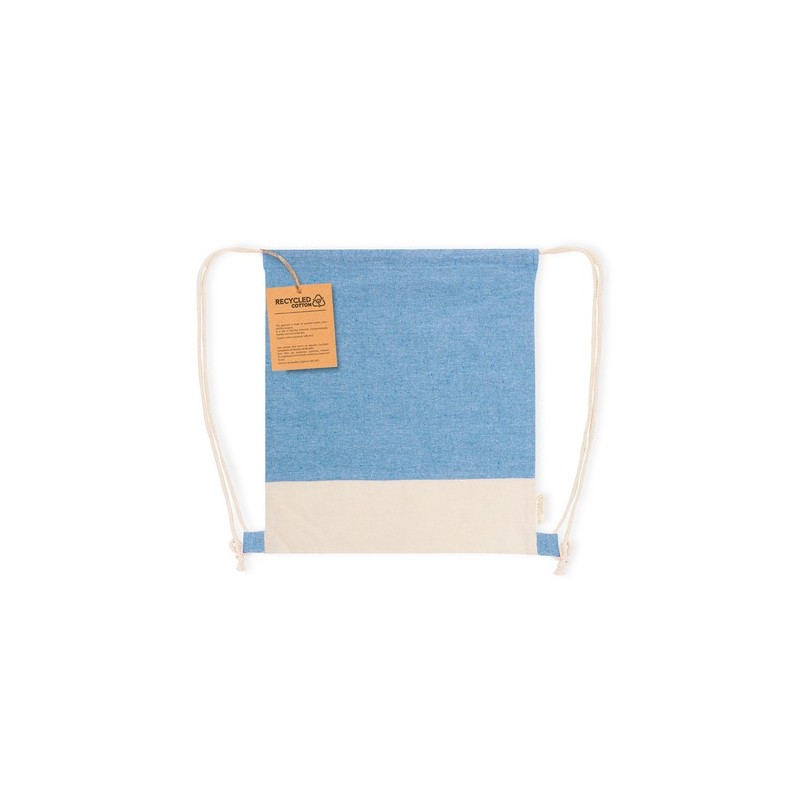 Sac à Dos Éco-responsable Personnalisable Vexira Matières : coton recyclé Couleurs : noir accessoire événementiel unique