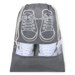 Sac à Chaussures Personnalisé Cyde Éco-responsable et Durable Ardentix Matières : polypropylène (PP) Couleurs : gris