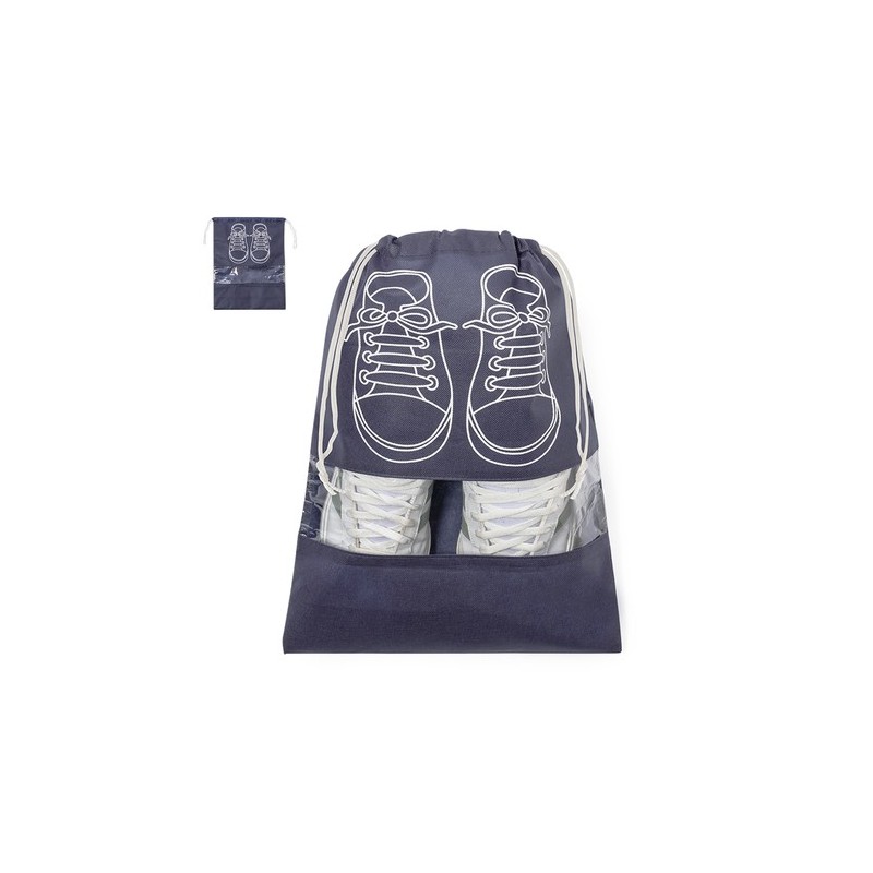 Sac à Chaussures Personnalisé Cyde Éco-responsable et Durable Ardentix Matières : polypropylène (PP) Couleurs : noir impression 