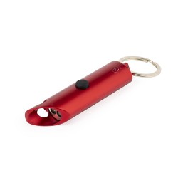 Porte-Clés Éco-responsable Personnalisé avec Lampe Kushing Matières : aluminium recyclé  Couleurs : vert objet publicitaire robu