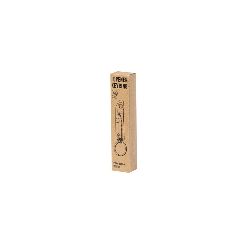 Porte-Clés Éco-responsable Personnalisé avec Lampe Kushing Matières : aluminium recyclé  Couleurs : vert cadeau entreprise pas c
