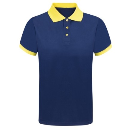Polo publicitaire personnalisé Tecnic Rebon Matières : polyester Taille textile : M Couleurs : blanc impression haute définition