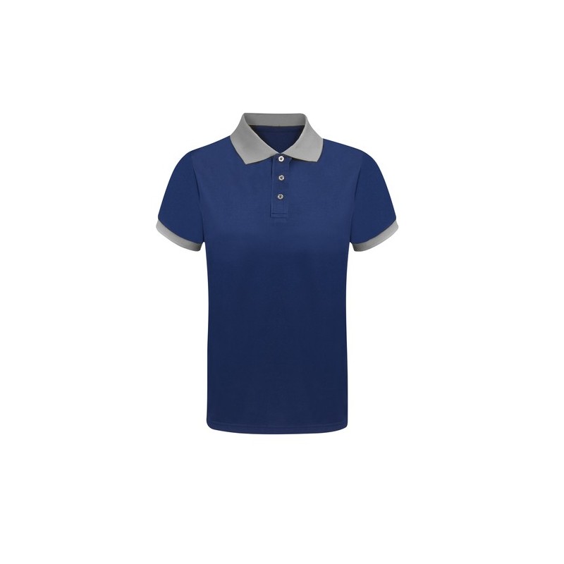 Polo publicitaire personnalisé Tecnic Rebon Matières : polyester Taille textile : M Couleurs : blanc personnalisation sur mesure