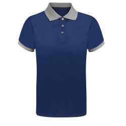 Polo publicitaire personnalisé Tecnic Rebon Matières : polyester Taille textile : XS Couleurs : gris impression logo haute quali