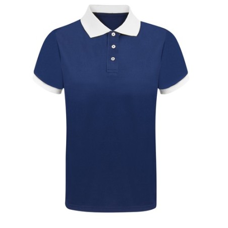 Polo publicitaire personnalisé Tecnic Rebon Matières : polyester Taille textile : XL Couleurs : blanc accessoire événementiel un