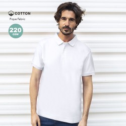 Polo Blanc Confortable et Stylé pour Adulte - Koupan Matières : coton Taille textile : S Couleurs : blanc 2