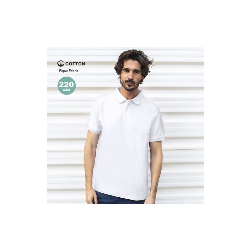 Polo Adulte Blanc Koupan - Élégance et Confort