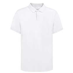 Polo Blanc Confortable et Stylé pour Adulte - Koupan Matières : coton Taille textile : 3XL Couleurs : blanc marquage laser ultra